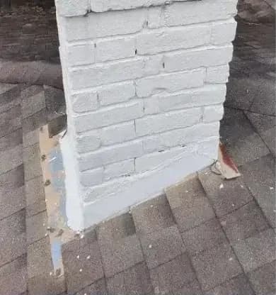 Chimney Flashing — before our service