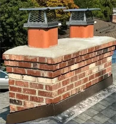 Chimney Rebuild — after our service