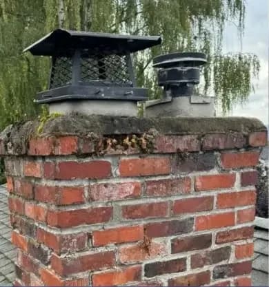 Chimney Rebuild — before our service