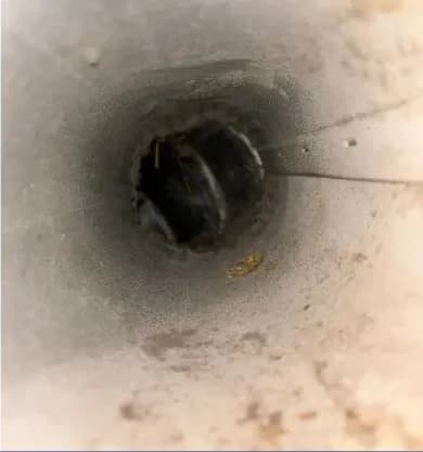 Blocked Dryer Duct — after our service