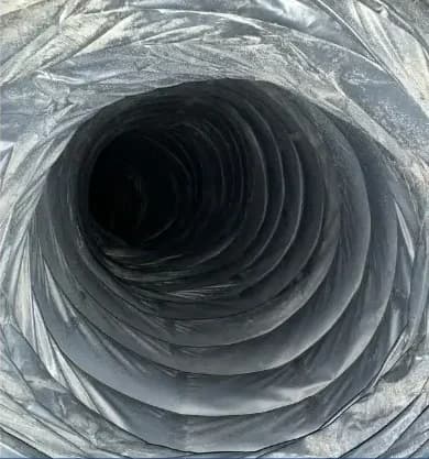 Round Supply Duct — after our service